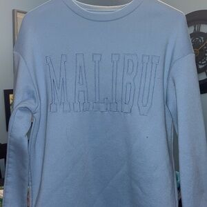 Light Blue SHEIN Malibu sweater